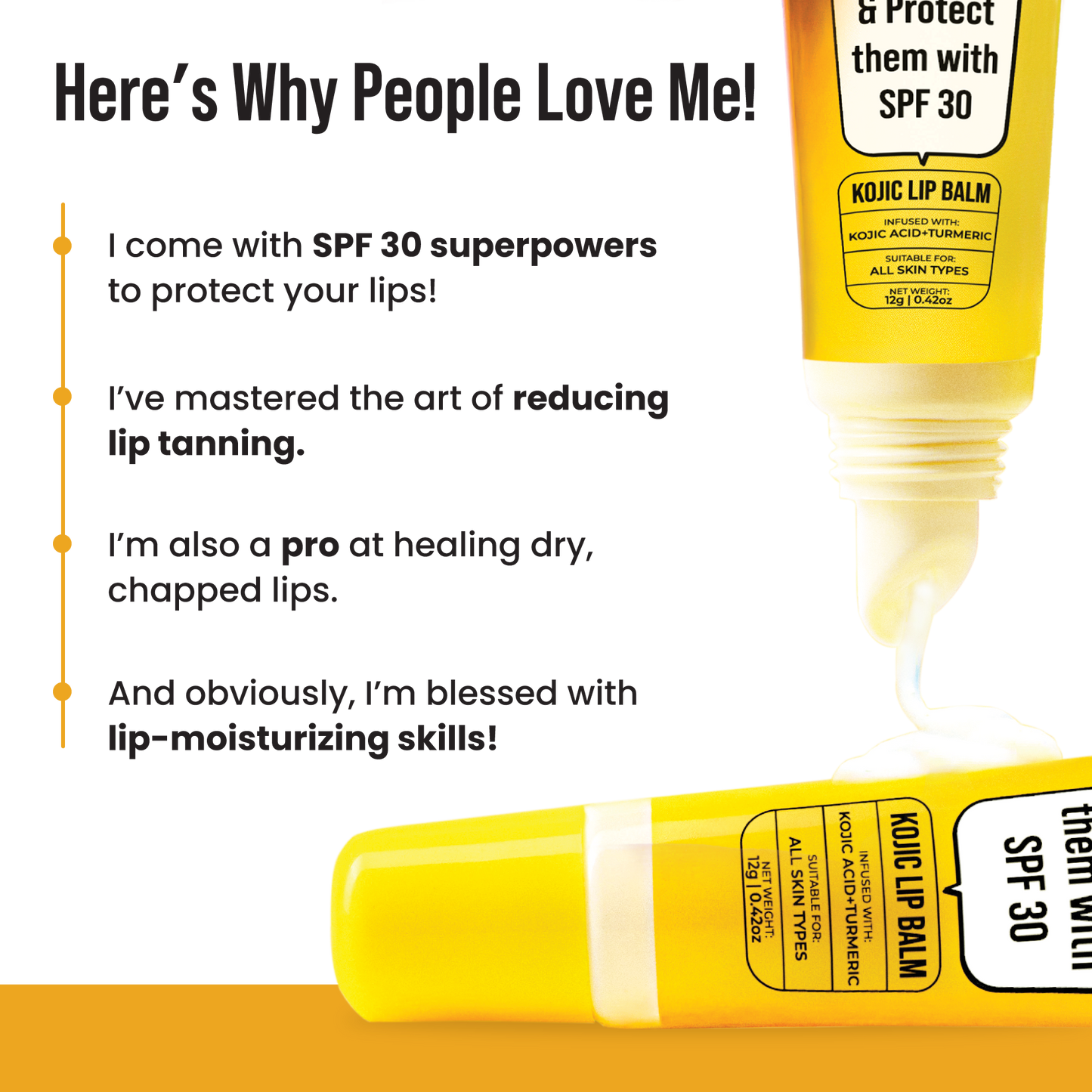 Kojic Lip Balm