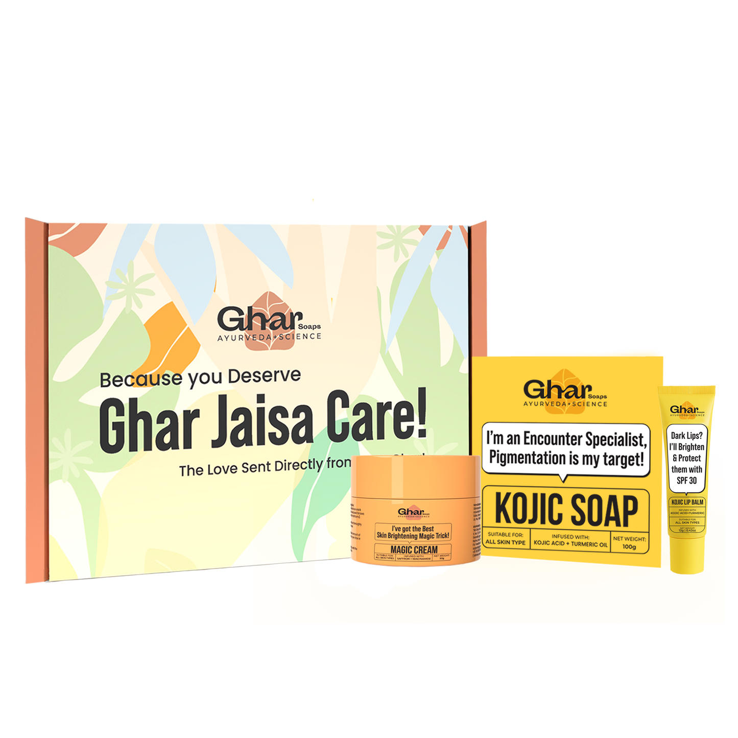 Magic Cream + Kojic Soap + Lipbalm