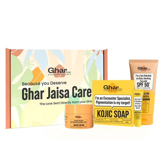 Magic Cream + Kojic Soap + Sunscreen + Lipbalm