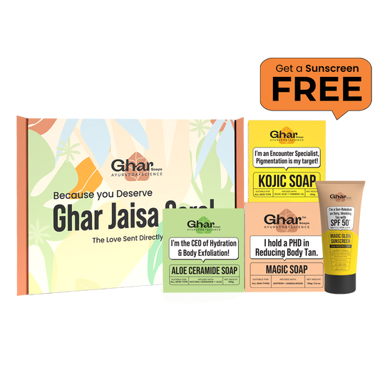 Natural Soaps Trio with Free Magic Sunscreen