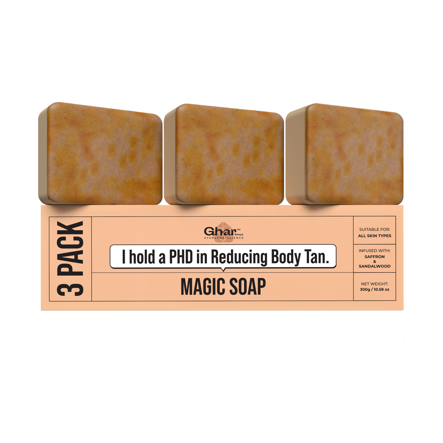Magic Soap (Sandal Wood and Saffron Soap)