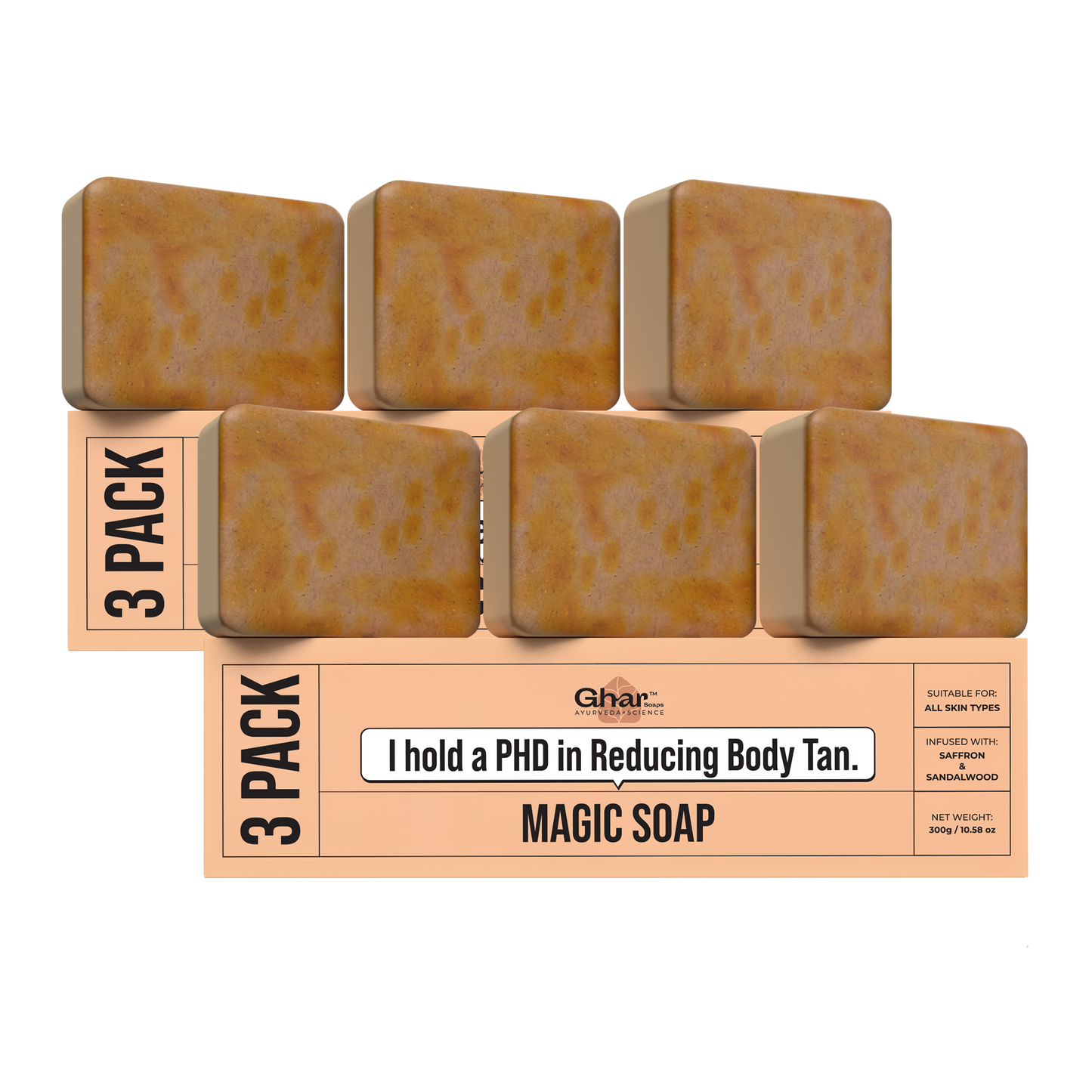 Magic Soap (Sandal Wood and Saffron Soap)