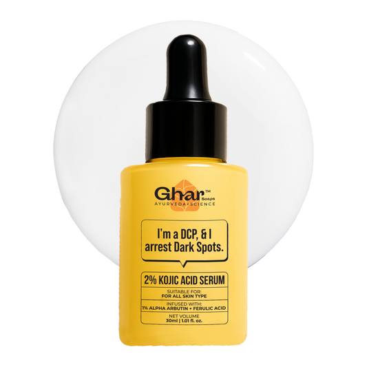 2% kojic acid serum infused with 1% alpha arbutin to reduce pigmentation