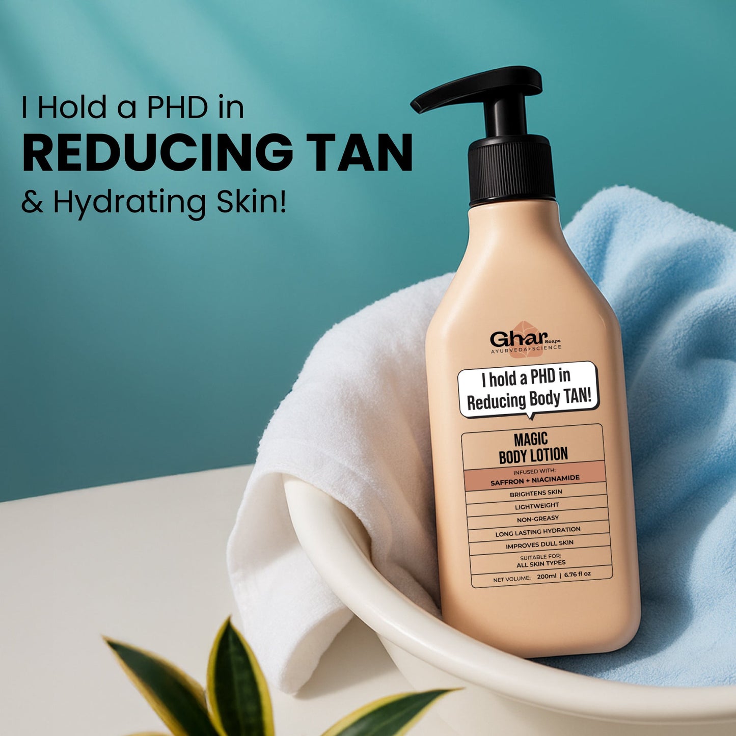 Magic Body Lotion with Saffron and Niacinamide