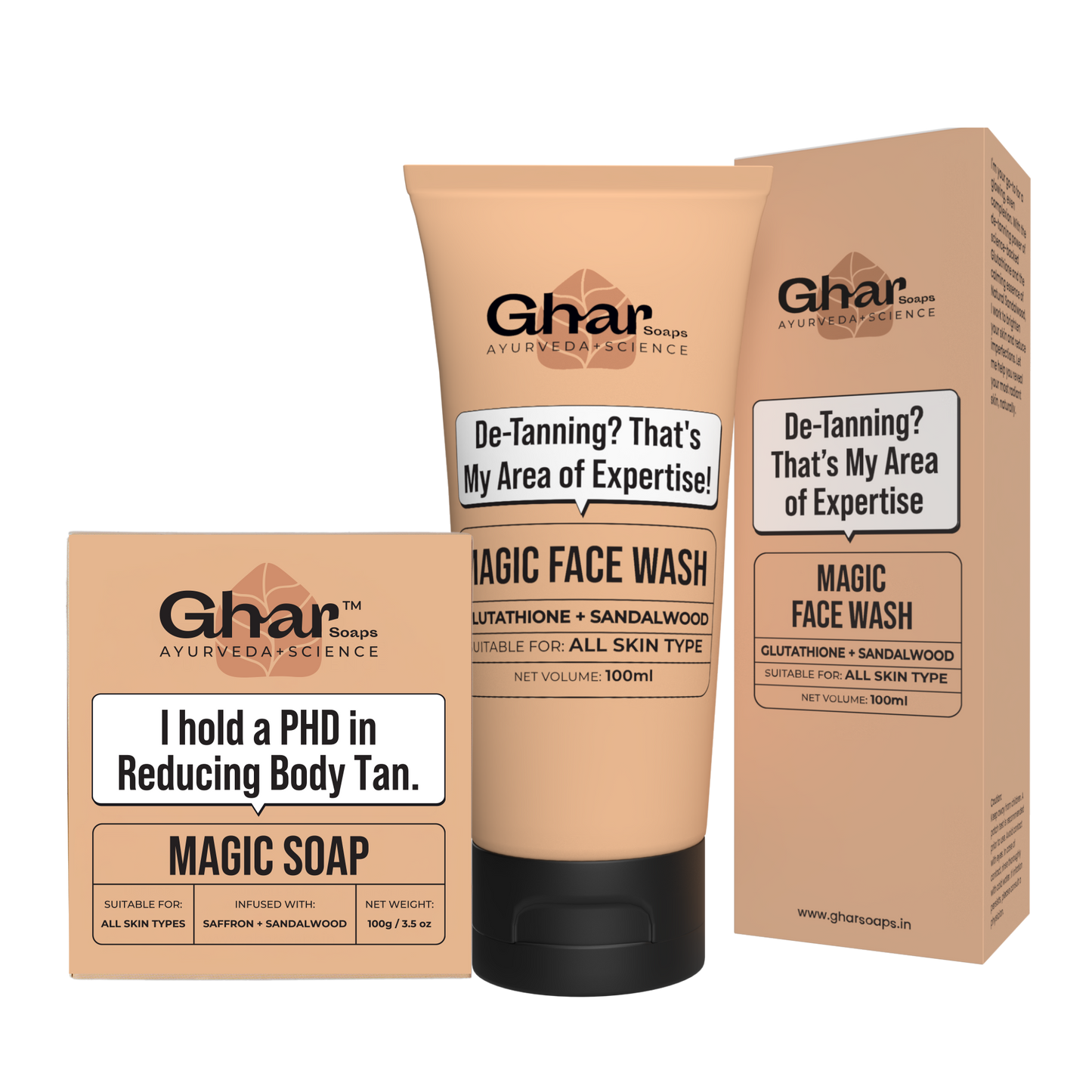 Magic Soap (Sandal Wood and Saffron Soap)