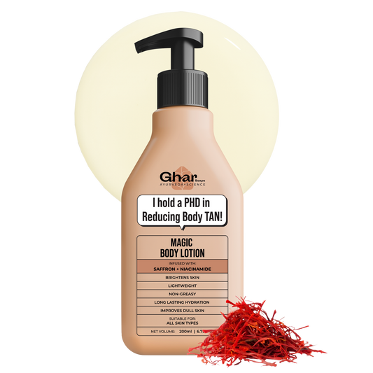 Magic Body Lotion with Saffron and Niacinamide